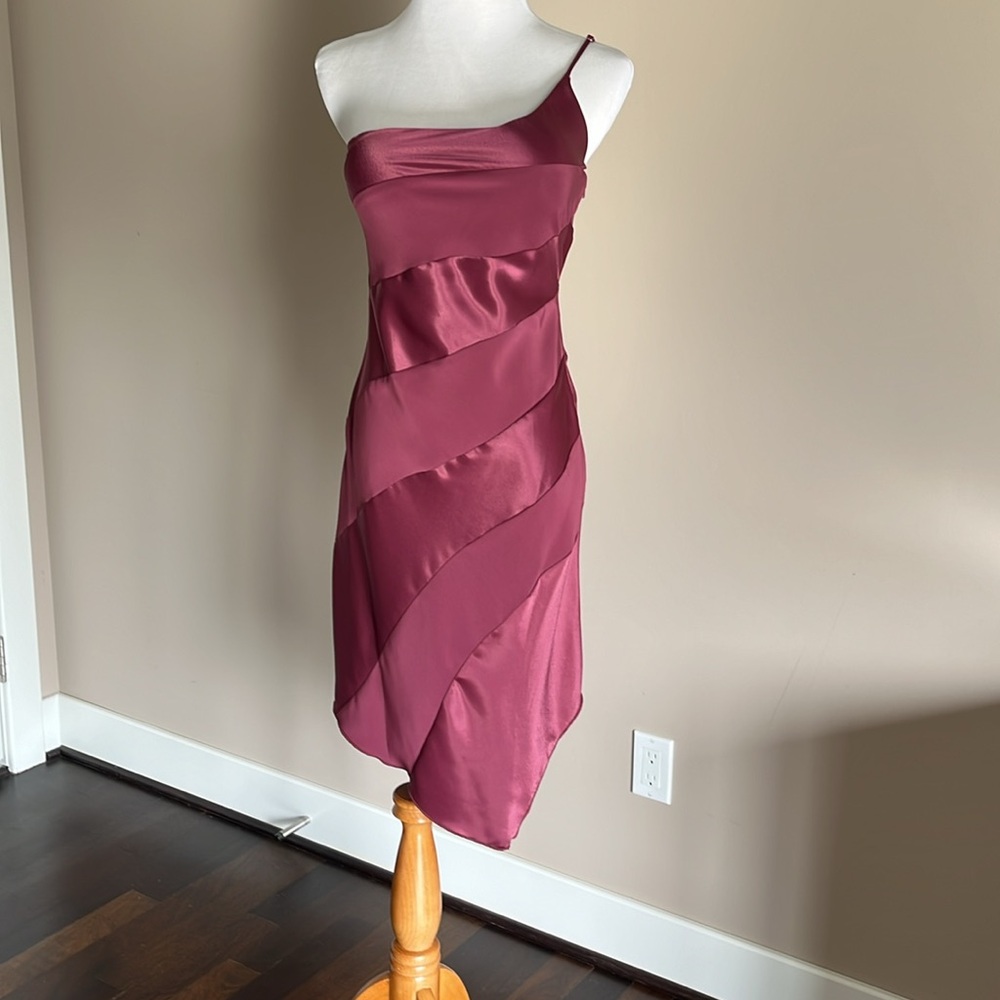 Bebe Mini Asymmetrical Dress